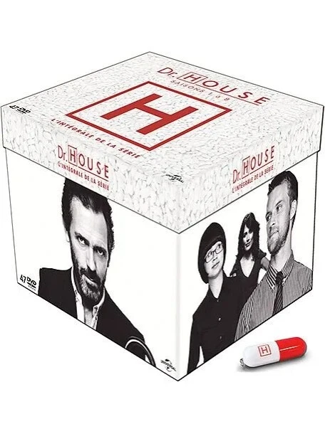 Coffret 48 DVD Dr House L'intégrale des 8 Saisons de la série Édition Collector