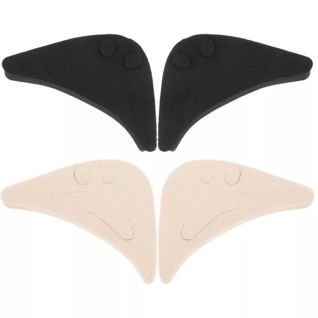 4 PCS Forefoot Pad High Heel Shoe Filler Toe Insert High-heeled Miss Insole