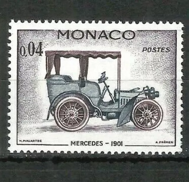 MONACO STAMP TIMBRE YVERT N° 560 " AUTOMOBILE MERCEDES 1901 " NEUF xx TTB