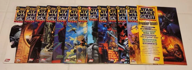 Star Wars Galaxy Magazine - Lot of 15 Magazines with 11 Posters - Vintage