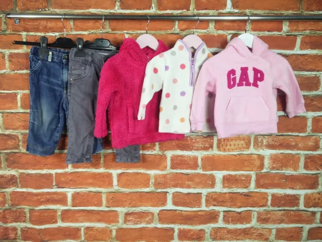 Baby Girl Bundle Age 6-9 Months Next Gap H&M Etc Jeans Fleece Hoodie Winter 74Cm