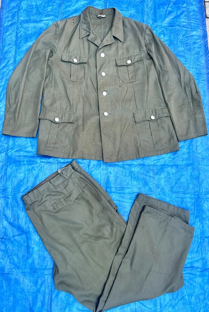 NVA SOMMERDIENSTUNIFORM DRILLICH ab 1976 m-56-2 Stabsdienst DDR MdI MfS ...