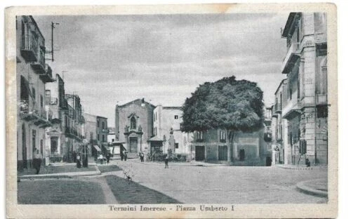 Cartolina Di Palermo ,Termini Imerese - Piazza Umberto I°