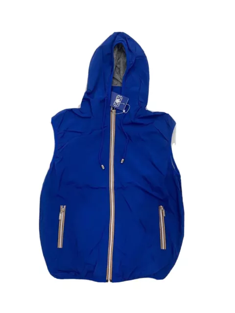 Smanicato Uomo Leggero Giubbotto Casual Giacca Giubbino Gilet estivo  kway L