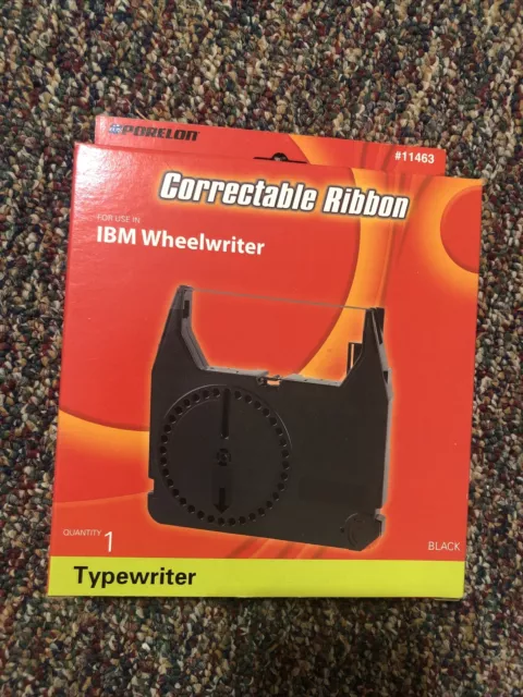 Porelon #11463 Correctable Ribbon for Use in IBM Wheelwriter Black Typewriter