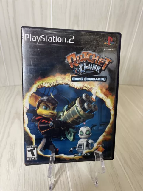 Ratchet & Clank Going Commando Black Label PS2 PlayStation 2 Pre Owned  Tested 711719726821