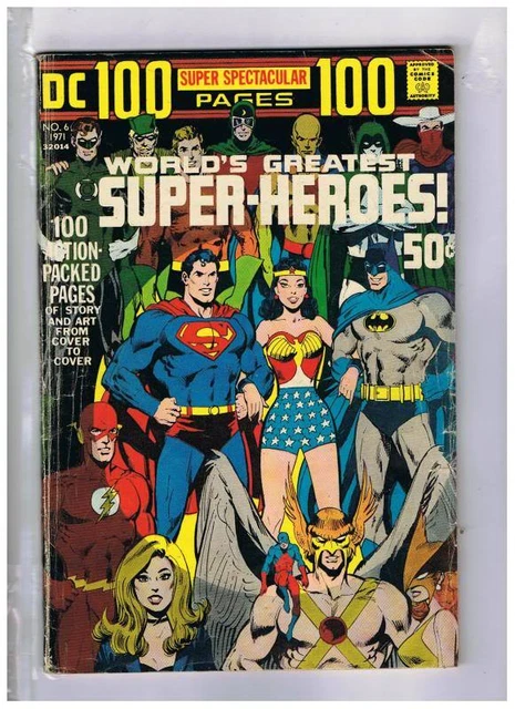 DC Comics 100 Page Super Spectacular #6 Fine- 1971 -World's Greatest Superheroes