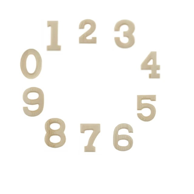Numeri in legno Calendario Cerchio - Mondo Fai da Te