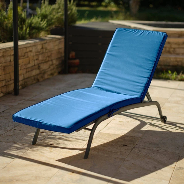 Coussin De Bain De Soleil Microfibre MALO - 70x190 Cm - Blanc - Oeko-Tex - Neuf