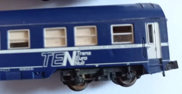 N 1/160  WAGON-LITS  SNCF "TEN" * ARNOLD   Ep IV