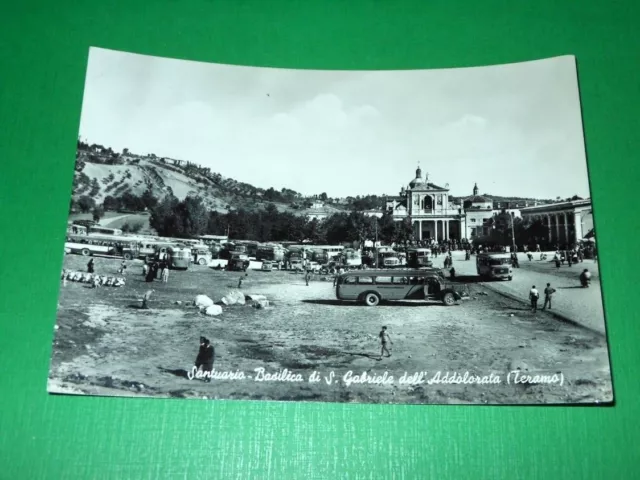 Cartolina Santuario Basilica di S. Gabriele dell' Addolorata ( Teramo ) 1955 ca