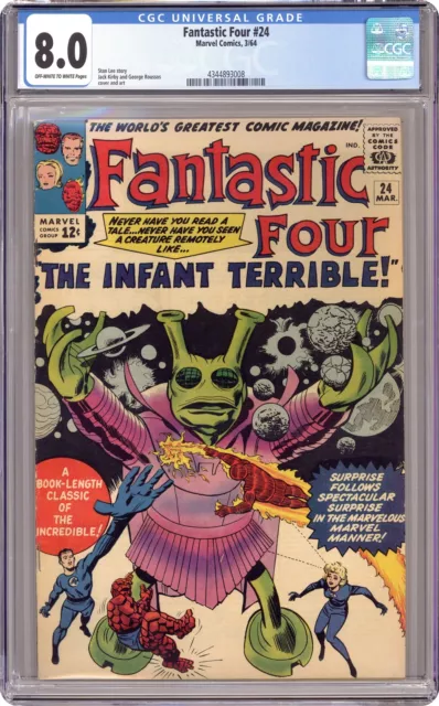 Fantastic Four #24 CGC 8.0 1964 4344893008