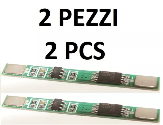 Bms 1s Circuit Protection and Refill 3a 1 Cell 18650 Pcm 3.7 V 3.7v 2PZ