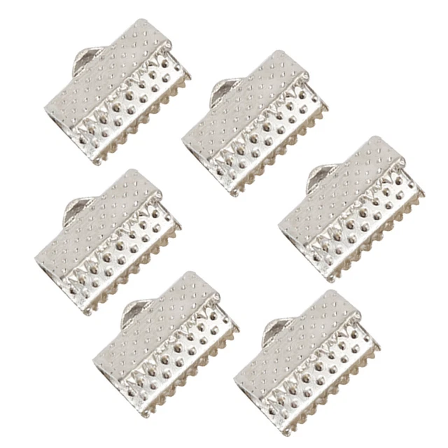 100 PCS Mazi-Schnallen Bandklemmen Reißverschlussclips Schmuckhalter