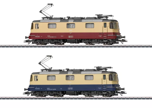 Märklin H0 37300 SBB E-Lok Set Re 421 TEE + Rheingold "mfx+ / Sound" - NEU + OVP