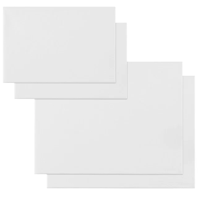 Toile Vierge A3 Tendue 100% Coton – 297x420 Mm – Triple Gesso – Idéale Huile, Acrylique, Mixte – HaberCrafts