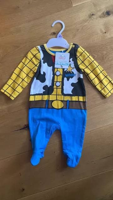 TU CLOTHING DISNEY Baby Buzz Lightyear Sleepsuit Toy Story 0 3