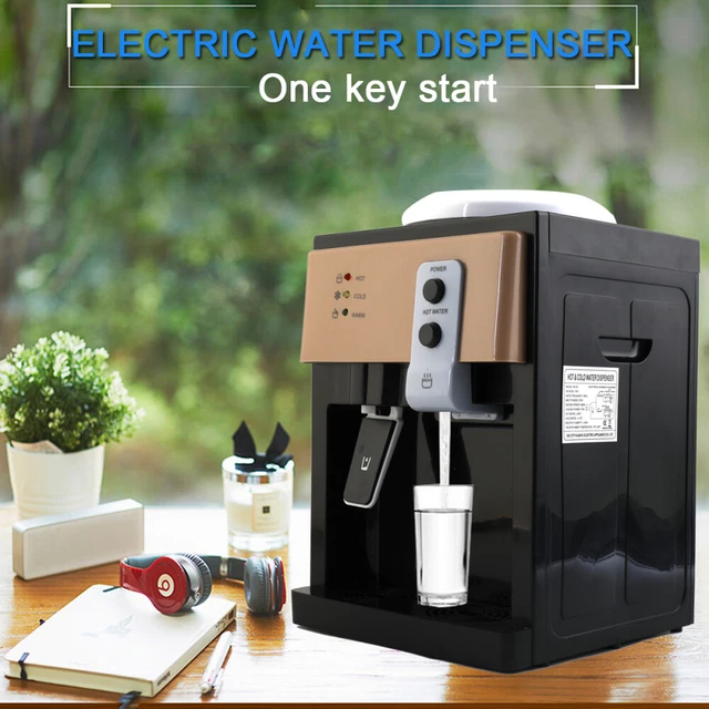 5 GALLON TOP Loading Countertop Water Dispenser Cooler Warm&Hot&Cold