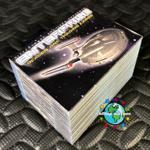 2002 Star Trek Enterprise Season 1 Complete 81-Card Base Set Rittenhouse *Read!*