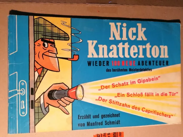 Nick Knatterton Meisterdetektiv 4 Folge Manfred Schmidt Comic 50er Abenteuer