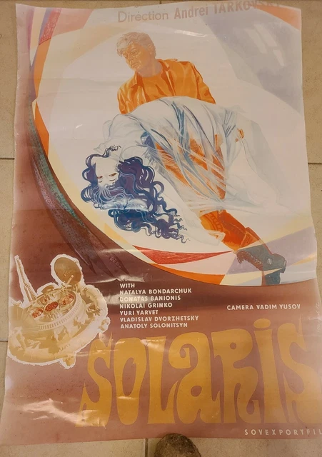 Andrei Tarkovsky SOLARIS Original Russian poster for the 1972 film Andrei Tarkovsky SOLARIS Original Russian poster for the 1972 film