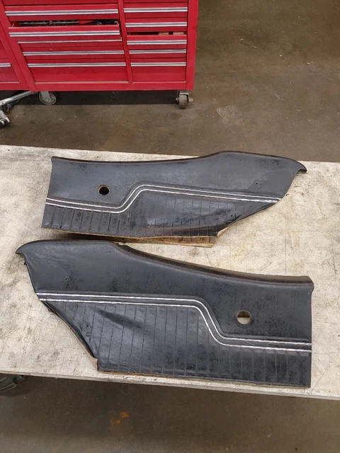 1970 1971 1972 Chevelle Interior Rear Side Panels. ORIGINAL GM