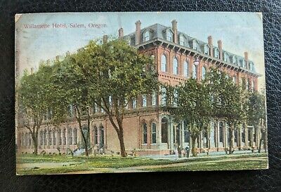 Antique Postcard Willamette Hotel Salem Oregon