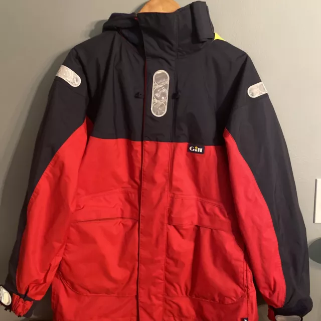 Gill OS3J southern cross foul weather coastal sailing utility Jacket Mens XL HTF Gill OS3J southern cross foul weather coastal sailing utility Jacket Mens XL HTF