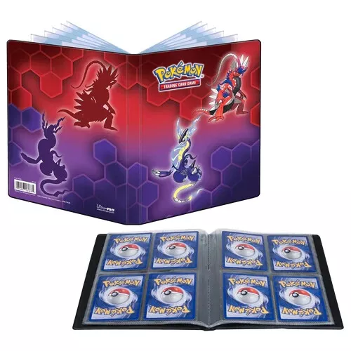 Ultra PRO Pokemon 4 Bolsillo Carpeta Portafolio Con / Páginas Koraidon Y