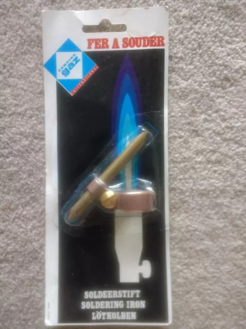 CAMPING GAZ SOLDERING IRON PEN and POINT TIP 