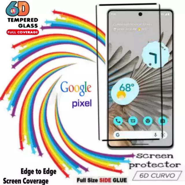 For Google Pixel 6Pro 7 Pro Full Cover Gorilla Tempered Glass Screen Protector