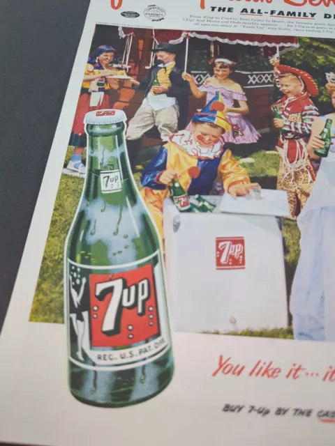 7 Up Advertisement 1950s