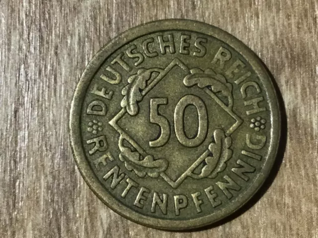 50 Rentenpfennig Weimarer Republik 1923 - 1924 J.310