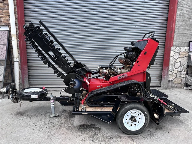 2018 Barreto 20RTK Walk-Behind Trencher w/ Trailer Honda Gas Engine Works Great 2018 Barreto 20RTK Walk-Behind Trencher w/ Trailer Honda Gas Engine Works Great