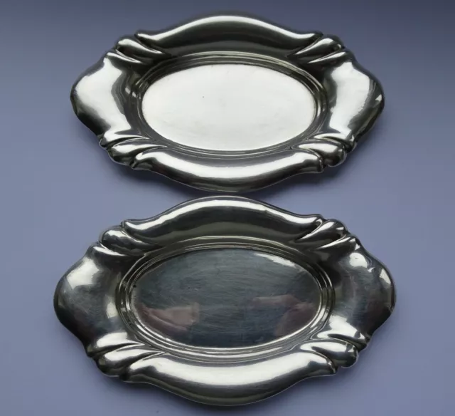 Pair of Vintage Sterling Silver Del Pilar Peru Small Dishes