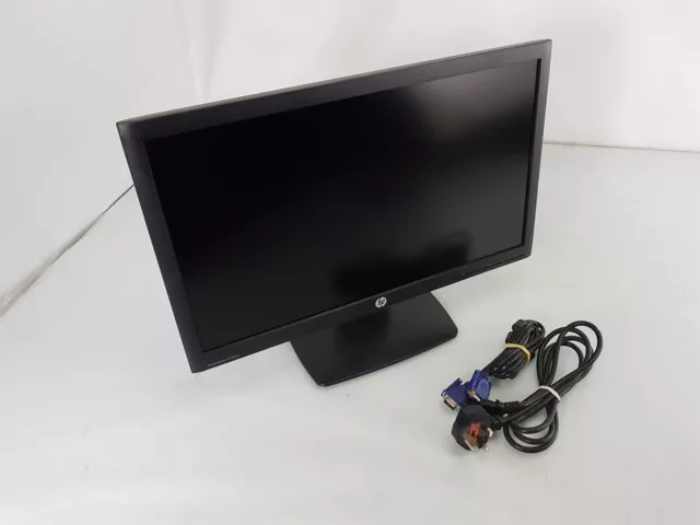 HP ProDisplay P222va 21.5" VGA DisplayPort 1920x1080 Monitor With Stand