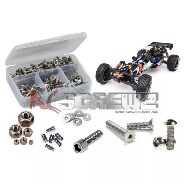 Kit de tornillos de acero inoxidable RCScrewZ hpi043 para HPI Racing Baja 5B SS