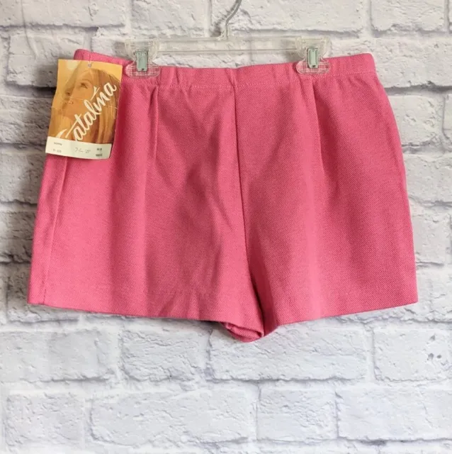 Vintage 70s Catalina Shorts Bubblegum Pink Hot Pants Mod Hippie Beach NEW