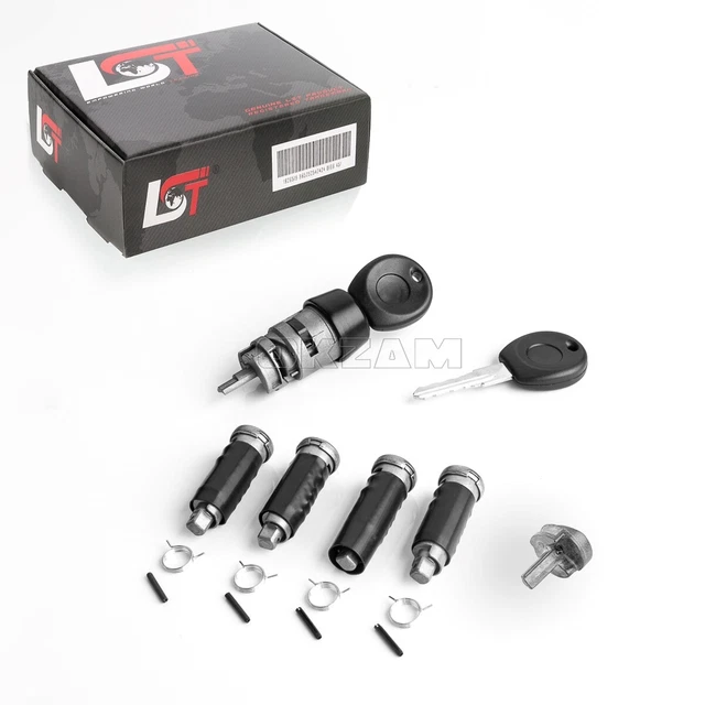 Serratura Schliessylinder Set Porta Scorrevole Posteriore per VW Transporter T4