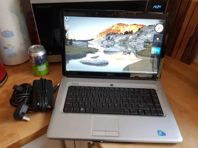 Charcoal Black Dell Inspiron 1545 15.6" Webcam Laptop 500GB C2D 2.1GHz 4GB Vista 2