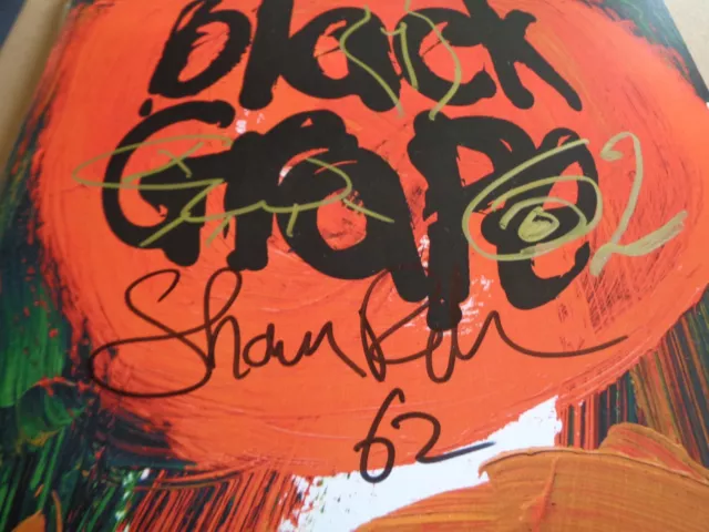 Black Grape Orange Head Shaun Ryder Signed /Autograph & Doodled Lp Print 3
