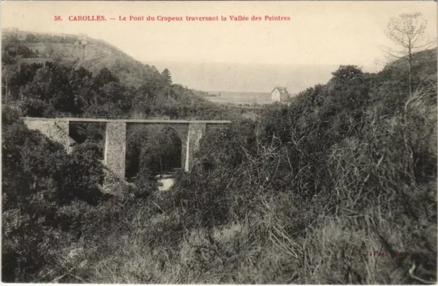 CPA CAROLLES - Le Pont de Crapeux traversant la Vallée des Peintres (149147)