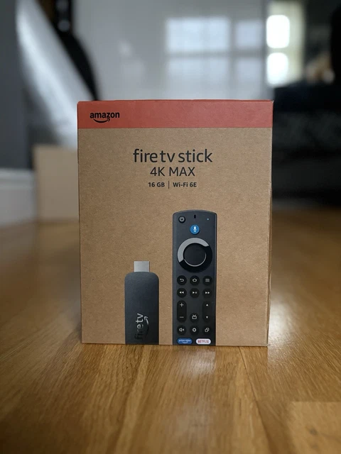 AMAZON FIRE TV Stick 4K MAX (2025) WIFI 6E with Alexa Voice Remote ...