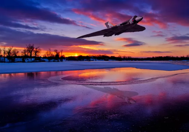 Avro Vulcan bomber XH558  canvas prints various sizes free delivery