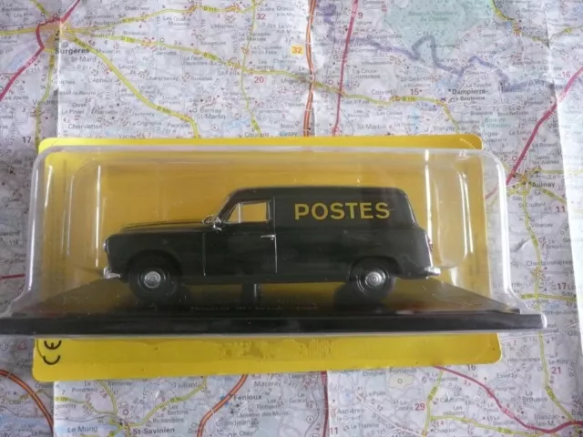 PEUGEOT 403 Fourgonnette POSTES 1962 UH 1/43  série La Poste en blister