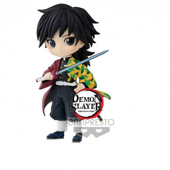 Banpresto | Figurina Demon Slayer Kyojuro Rengoku Vol.5 | Serie Q Posket | Altezza 7 Cm | Collezione Ufficiale