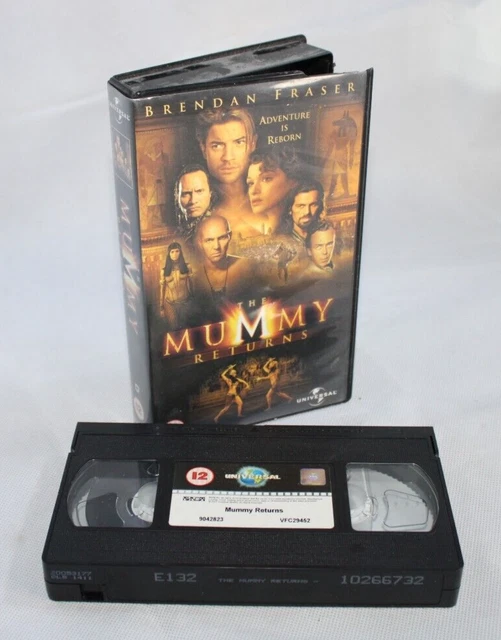 THE MUMMY RETURNS (2001) - VHS Video - Universal - UK / PAL - Brendan ...