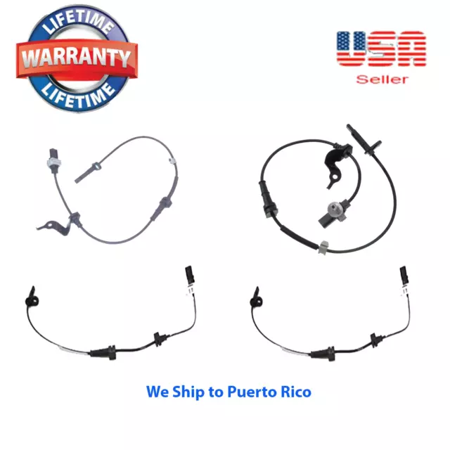 4 ABS WHEEL Speed Sensor Front Rear Left & Right Fit HONDA ACCORD 2013