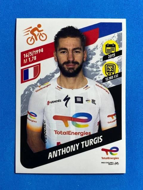 Panini Tour De France 2023 - Boîte 36 Pochettes 180 Stickers - Collection Officielle