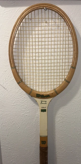 Raquette de tennis Wilson Jimmy Connors American Star L 4 en bois vintage